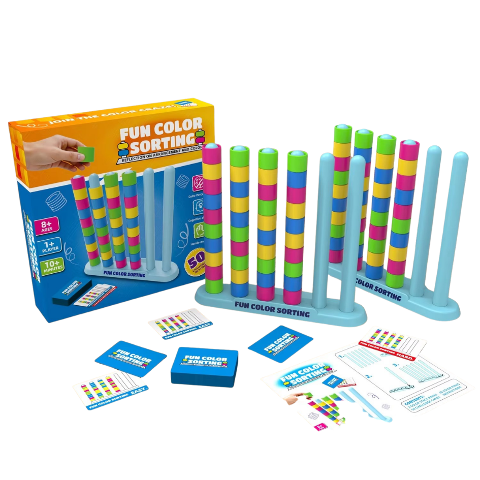 Kletshuts™ ColorStack: Kleur Stapel Speluitdaging Kinderspeelgoed