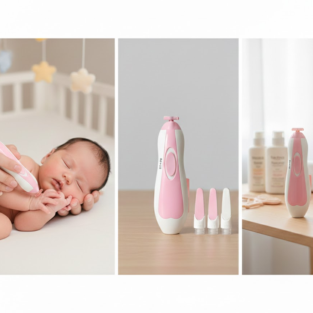 Kletshuts™ NailFile 1+1 GRATIS: Accu-Geëxploiteerd Teder Baby Nagelvijl Set