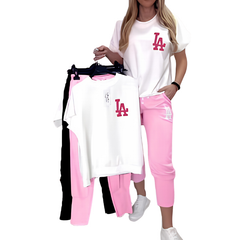 Icone™ ComfyOutfit: Toevallig Zachte Ademende Dagelijkse Comfortabele Stijlvolle Outfit Set