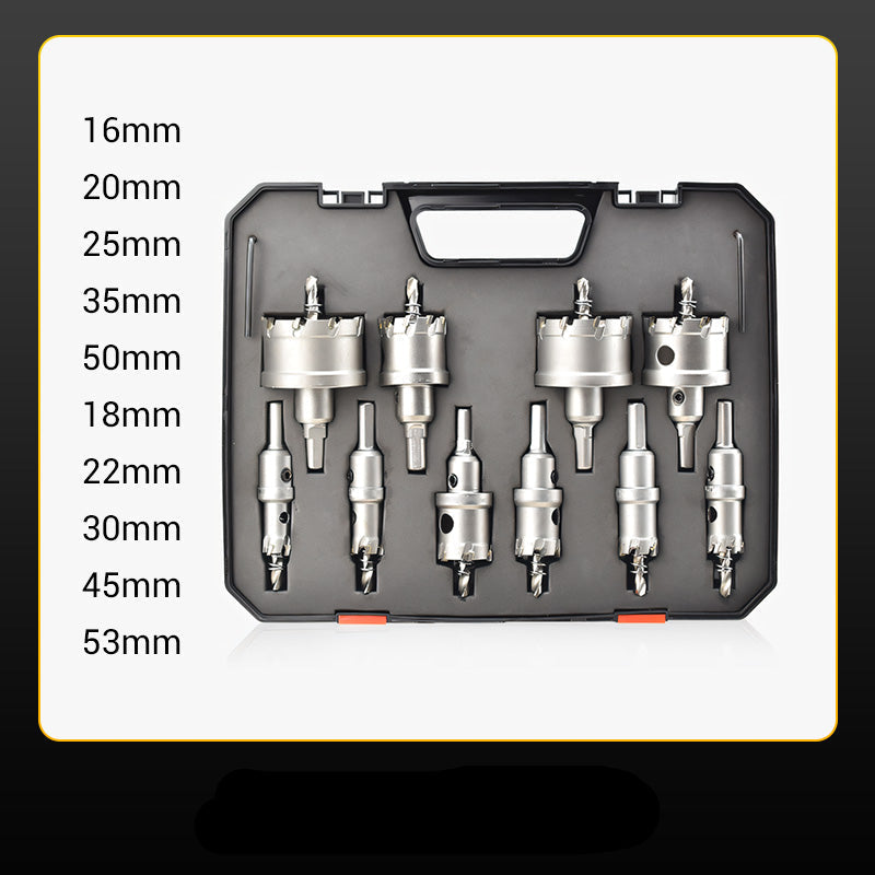 MetalDrill - Hardmetalen Tip Metalen Gat Boor Bit Snijder Set