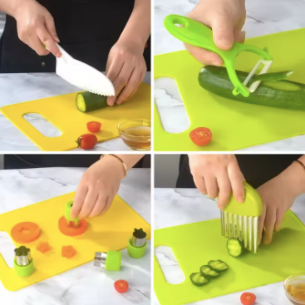 Kletshuts™ KidsKitchen: Veilig Snijden Spelen Kinderen Keuken Speelgoed Set