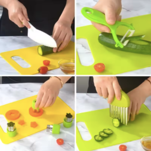 Kletshuts™ KidsKitchen: Veilig Snijden Spelen Kinderen Keuken Speelgoed Set