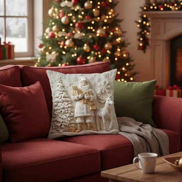 ChristmasCovers – Premie Elegant Wit Hoofdkussen Kerst Hoezen