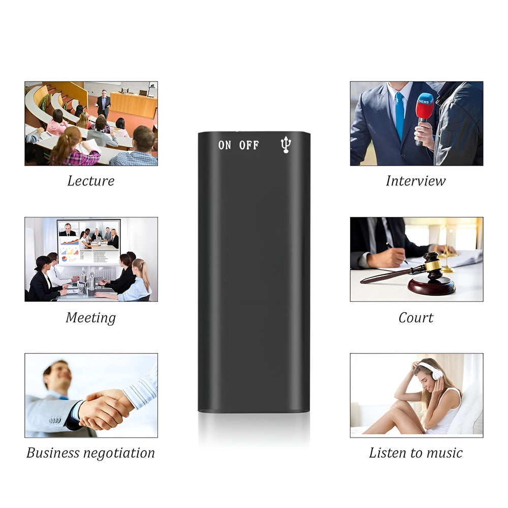 SmartRecorder: Compacte Professionele Spraakgestuurde Slimme Recorder