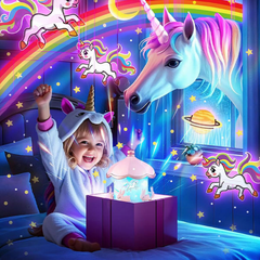 Ledsen™ BunnyProjector: Multi Film Licht Bunny Ontwerp Kleurrijke Projector