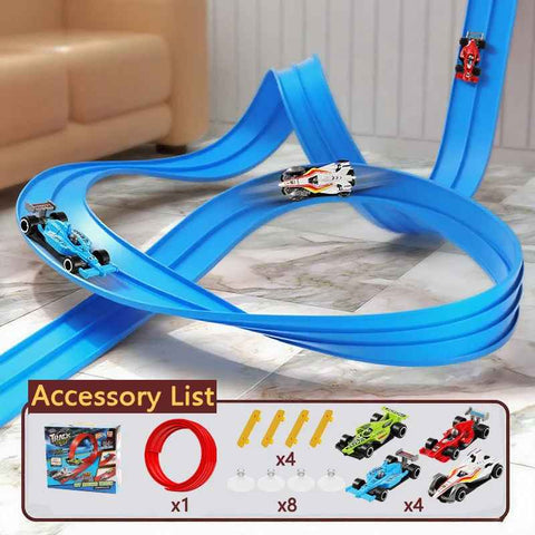 Kletshuts™ FlexibleRacer: Creatieve Bouwbare DIY Flexibele Racebaan Set