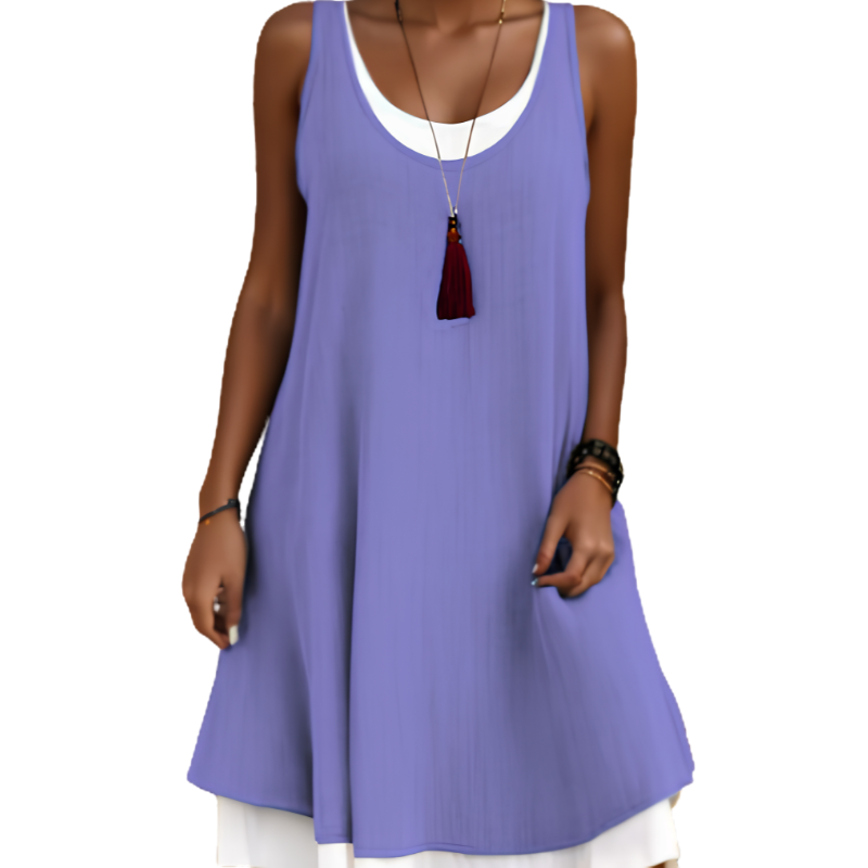 Icone™ EverydayDress - Losse Pasvorm Twee Laag Ontwerp Dagelijks Gebruik Jurk