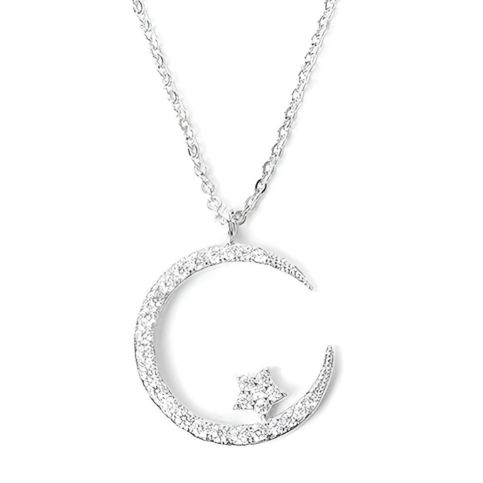Jewelance™ CrescentNecklace 1+1 GRATIS: Minimalistische Maan Hanger Verstelbare Halve Maan Ketting Sieraden