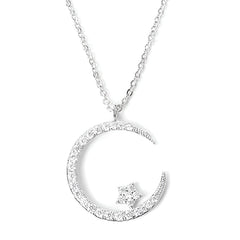 Jewelance™ CrescentNecklace 1+1 GRATIS: Minimalistische Maan Hanger Verstelbare Halve Maan Ketting Sieraden