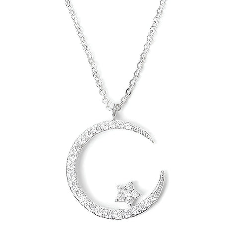 Jewelance™ CrescentNecklace 1+1 GRATIS: Minimalistische Maan Hanger Verstelbare Halve Maan Ketting Sieraden