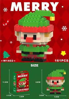 Kletshuts™ HolidayBlocks 1+1 GRATIS: Kinderen Creatievelingen Micro Bouwen Blokken Kerst Vakantie Editie