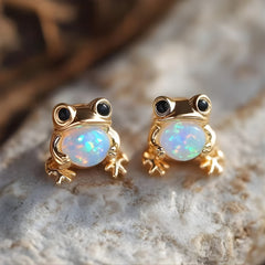 Jewelance™ FrogGem 1+1 GRATIS: Minimalistische Mode Kikker Gem Oorbellen