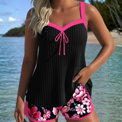 Icone™ SummerTankini: Moderne Comfortabele Tweedelige Zomer Tankini Zwemset