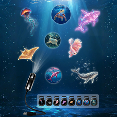 Ledsen™ ProjectorLamp 1+1 GRATIS: Marine Leven Dieren Compacte Projector Mini Nachtlamp