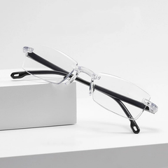 ClearEyeglasses 1+1 GRATIS - Lichtgewicht Gegradeerde Anti-Blauw Licht Duidelijke Bril