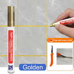 TileMarker 1+1 GRATIS - Anti-Schimmel Keramische Tegelvoeg Marker Met Voegen Haakmes