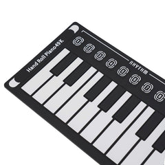 Kletshuts™ PortablePiano: Lichtgewicht Muziek Roll-Up Draagbare Piano Toetsenbord