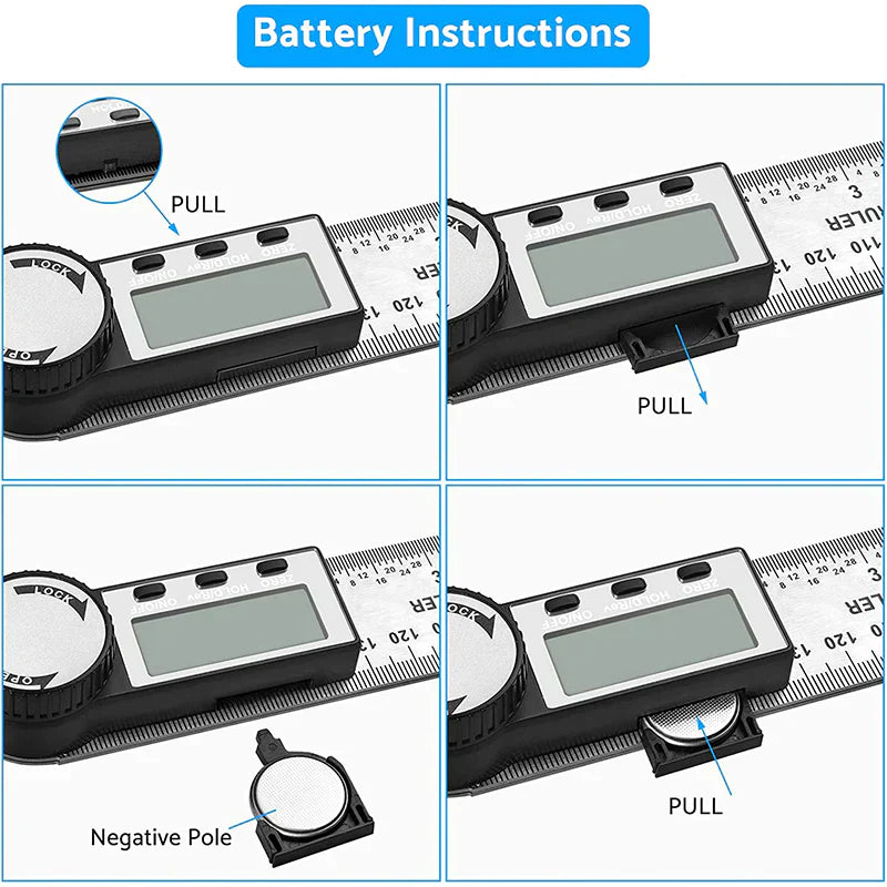 DigitalRuler: Multifunctionele Verstelbare Digitale Liniaal Meetinstrument