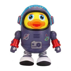 Kletshuts™ DancingDuck – Interactief Muzikaal Ruimte Dansende Eend Astronaut Speelgoed