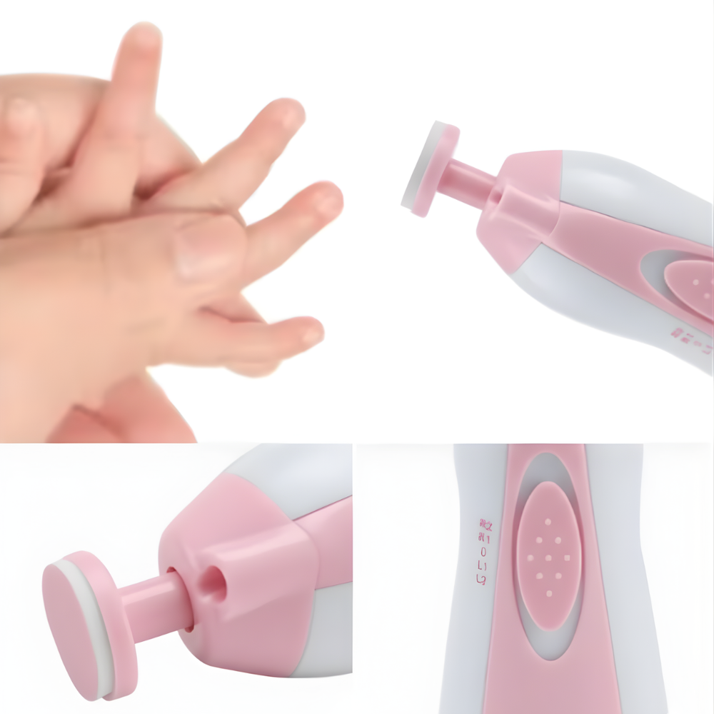 Kletshuts™ NailFile 1+1 GRATIS: Accu-Geëxploiteerd Teder Baby Nagelvijl Set