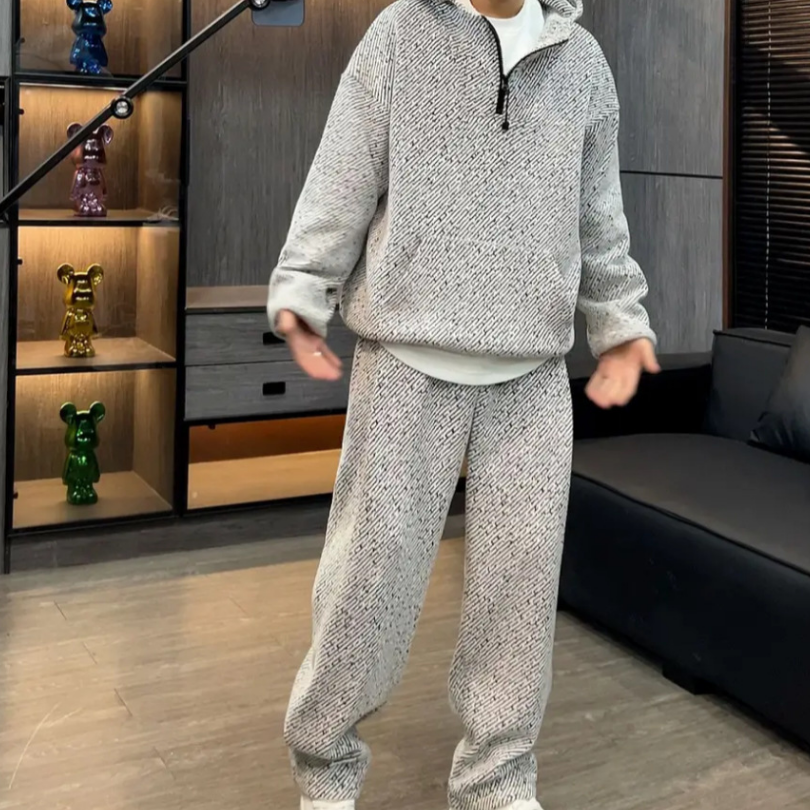 Icone™ UrbanWear: Modieuze Urban Hoodie En Losse Broek Set