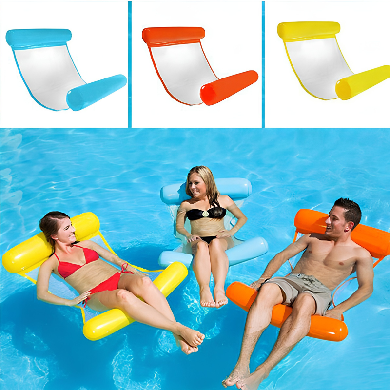 InflatableHammock 1+1 GRATIS - Opblaasbare Water Vlot Boeien Hangmat