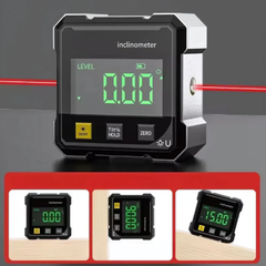 Globetrek° DigitalInclinometer: Digitaal Magnetisch Zijden Laser-Hellingsmeter