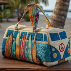 Icone™ DuffleBag: Levendige Hippie Stijl Multifunctionele Reis Duffel Tas