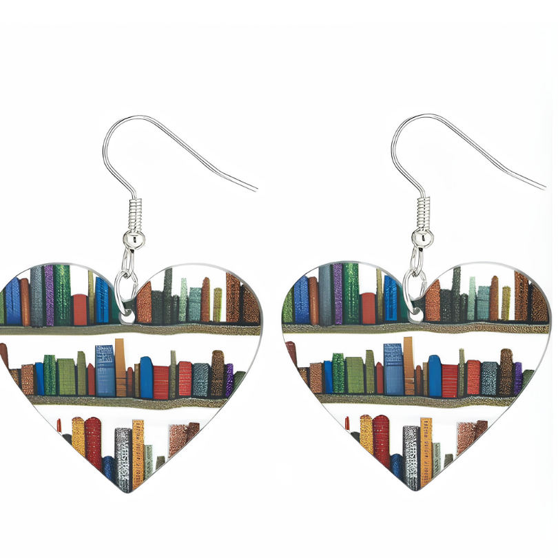 Jewelance™ BookEarrings 1+1 GRATIS: Stijlvolle Kleurrijke Retro Boek Oorbellen