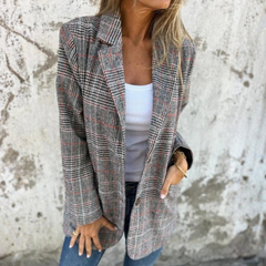 Icone™ LapelBlazer: Dames Stijlvolle Casual Revers Blazer