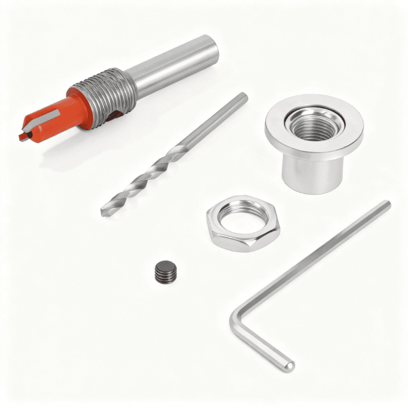 DrillBits - Premium Nauwkeurige Verstelbare Verzonken Boorbits Set