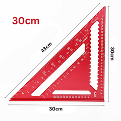 TriangleRuler - Aluminium Alloy Driehoek Liniaal Voor Houtbewerking