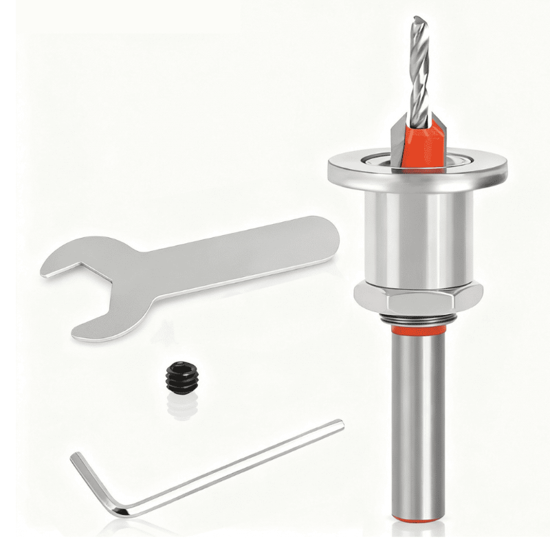 DrillBits - Premium Nauwkeurige Verstelbare Verzonken Boorbits Set