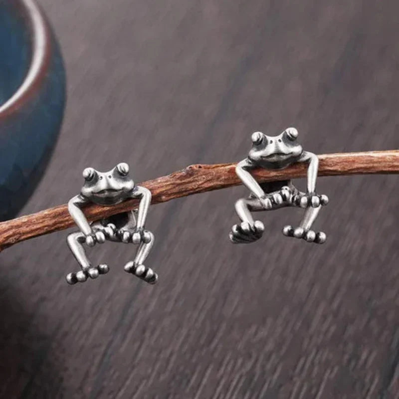 Jewelance™ FrogEarrings 1+1 GRATIS: Schattige Temperament Kikker Stud Oorbellen