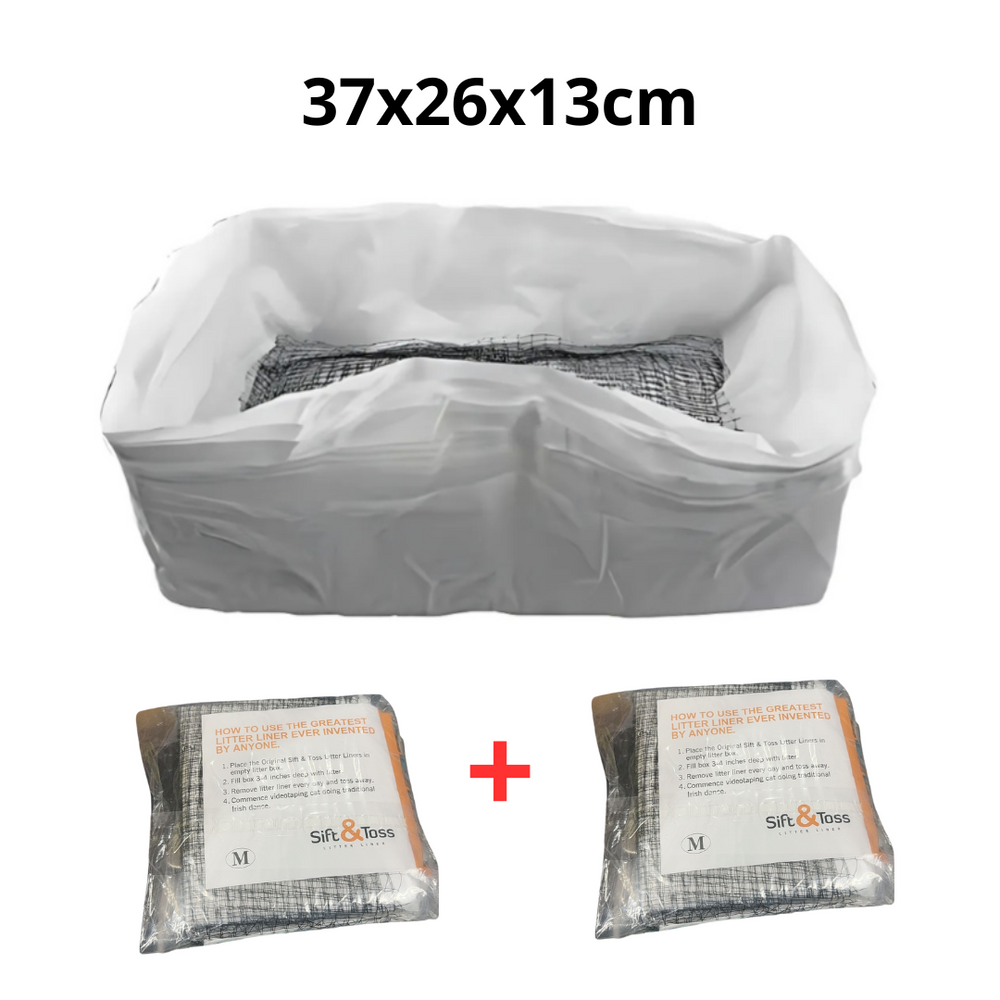 Catfri® WasteFilter 1+1 GRATIS: Herbruikbare Katten Zwerfafval Voeringen Voor Het Verwijderen Van Afval