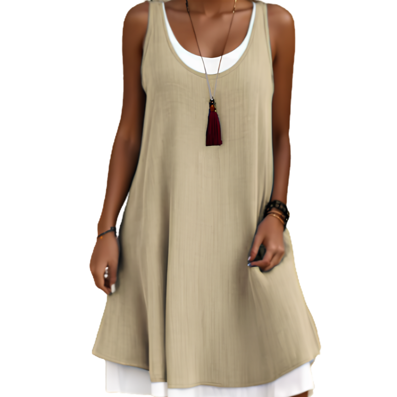 Icone™ EverydayDress - Losse Pasvorm Twee Laag Ontwerp Dagelijks Gebruik Jurk