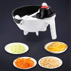 Globetrek° KitchenSlicer - Multifunctionele Keuken Snijder Met Mand Droogleggen
