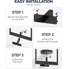 GlideHold® PlantFrame: Eenvoudige Installatie Decoratief Modern Plantenframe Wand