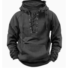 Icone™ LaceJacket: Heren Mode Toevallig Capuchon Kant Jasje