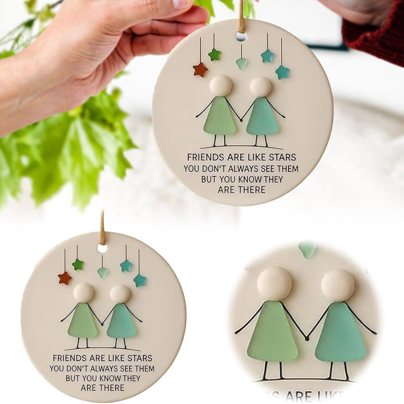 FriendshipOrnament: Charmant Betekenisvol Aandenken Vriendschap Ornament