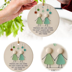 FriendshipOrnament: Charmant Betekenisvol Aandenken Vriendschap Ornament