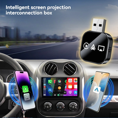 SmartPlug™ – Universeel Slim Stekker Draadloos CarPlay En Android Auto Adapter