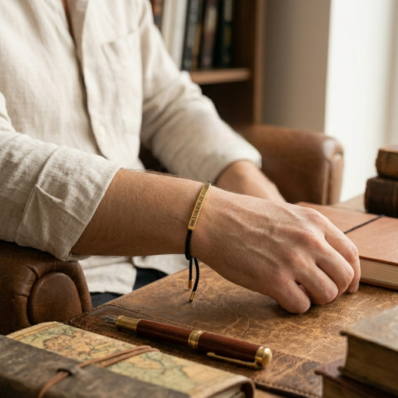 Jewelance™ TubeBracelet 1+1 GRATIS: Motiverend Bericht Vlechtbare Verstelbare Tube Armband