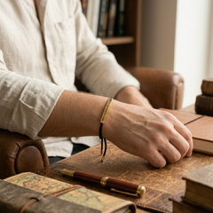 Jewelance™ TubeBracelet 1+1 GRATIS: Motiverend Bericht Vlechtbare Verstelbare Tube Armband