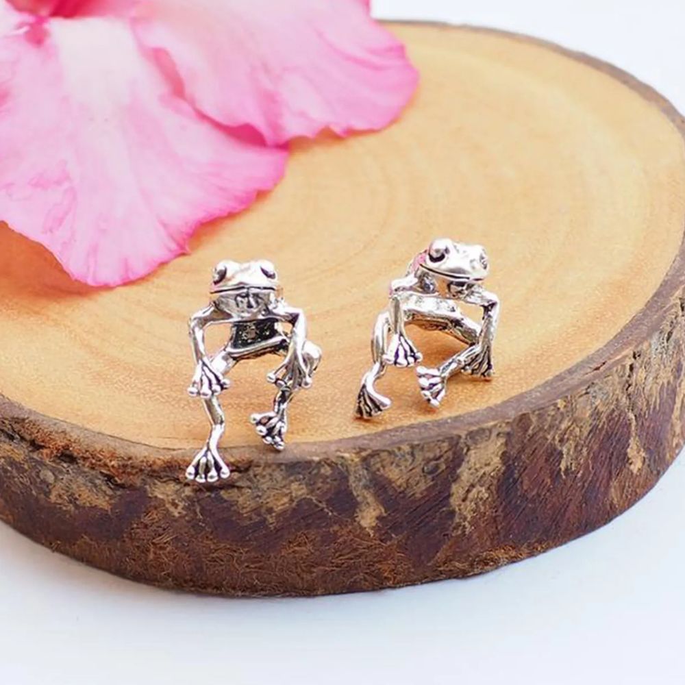 Jewelance™ FrogEarrings 1+1 GRATIS: Schattige Temperament Kikker Stud Oorbellen