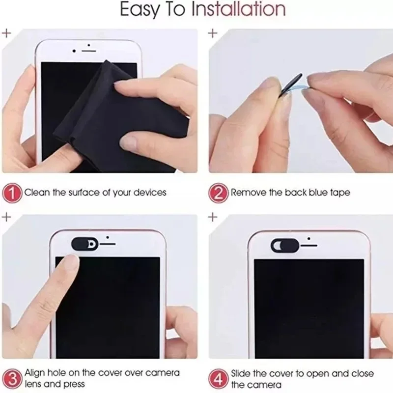 CameraCover™ 1+1 SET GRATIS - Ultra Dunne Fototoestel Lenzen Schuifregelaar Privacy Omslag Set
