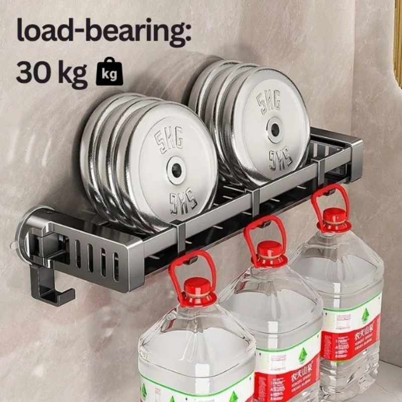 GlideHold® ShelfRack: Badkamer Douche Opbergrek En Organizer Plank