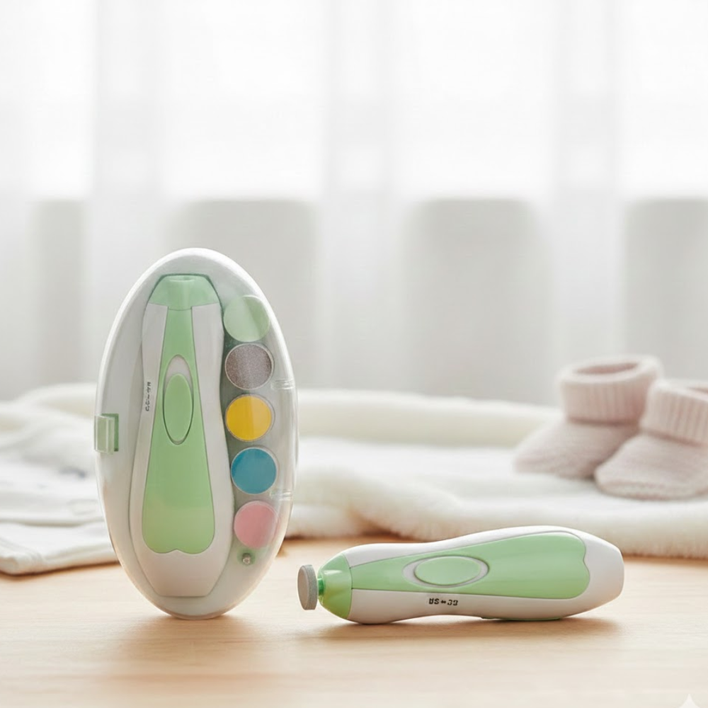 Kletshuts™ NailFile 1+1 GRATIS: Accu-Geëxploiteerd Teder Baby Nagelvijl Set