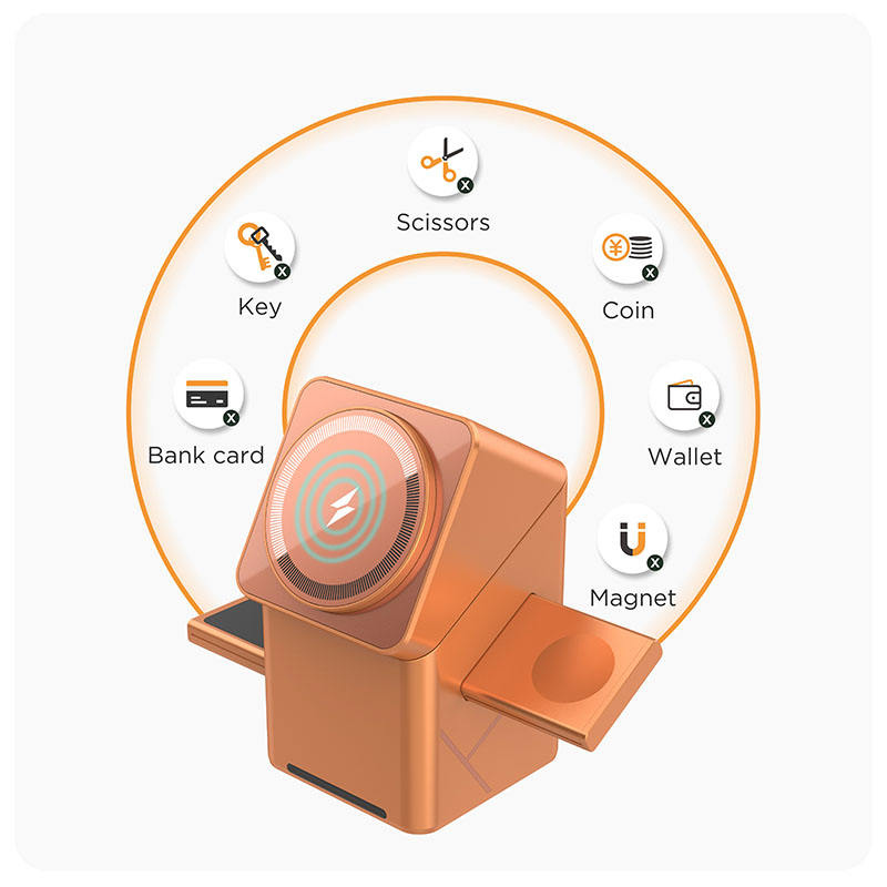 ChargingDock - 3 In 1 Magnetische Draadloze Snellader Rotatable Dock