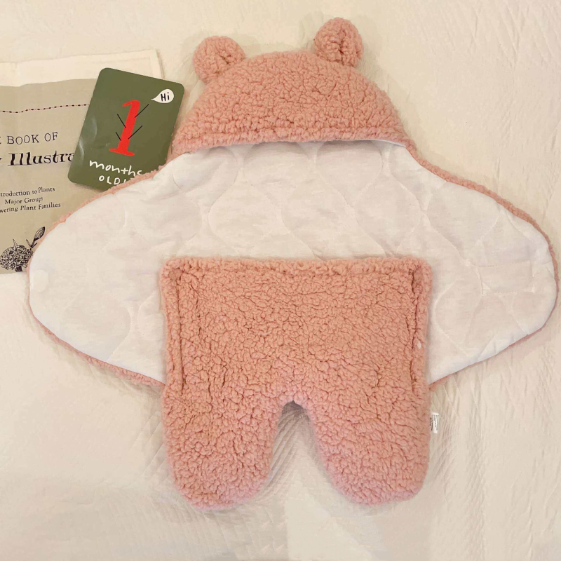 Kletshuts™ BabySwaddle: Ultra-Zachte Veilige Baby Inbakeren Slaapzak